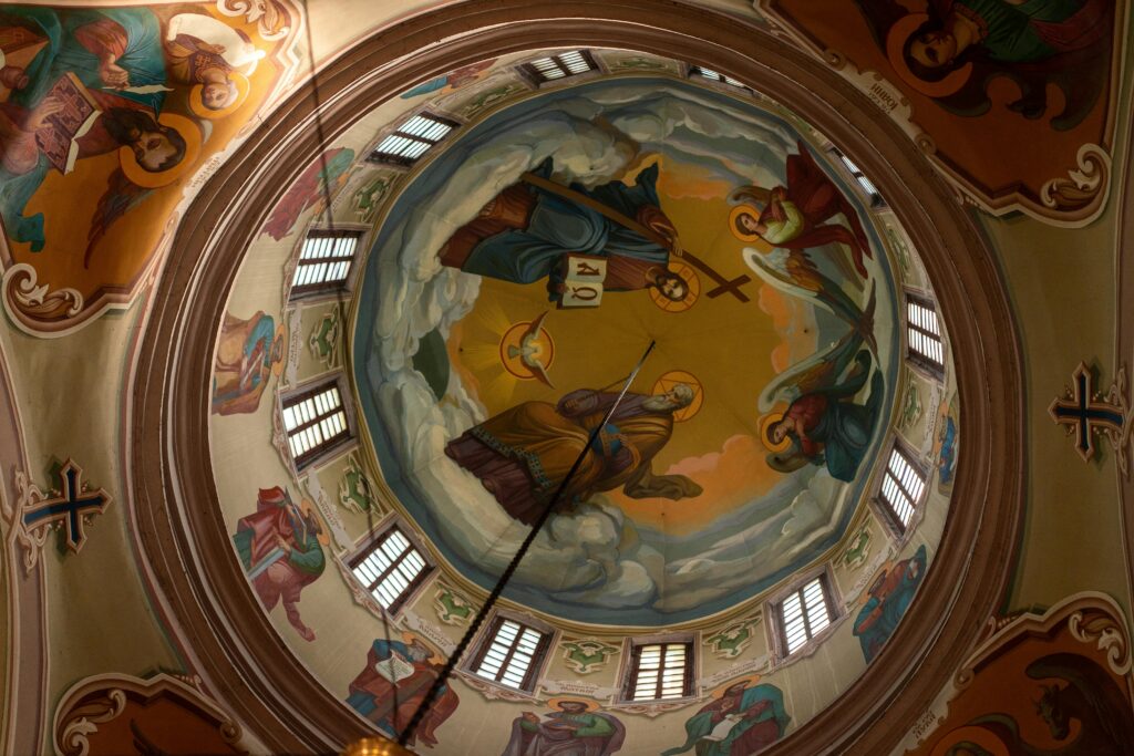 Holy Trinity: Character of God 
Photo by Atlantic Ambience: https://www.pexels.com/photo/religious-fresco-in-dome-12932182/