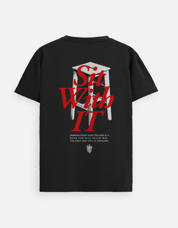 The "Sit With It" Unisex Supima Silk-Touch Tee - Image 2