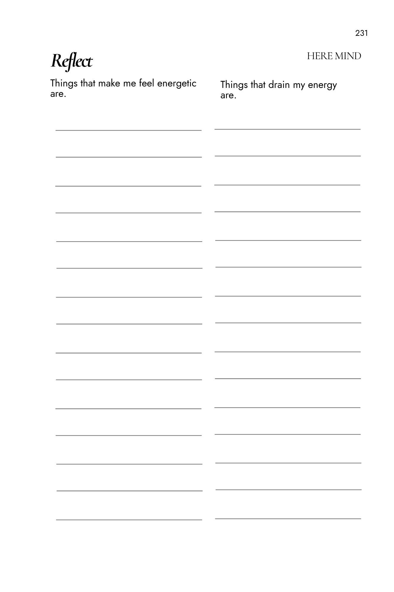 Journal interior — bonus toolkit