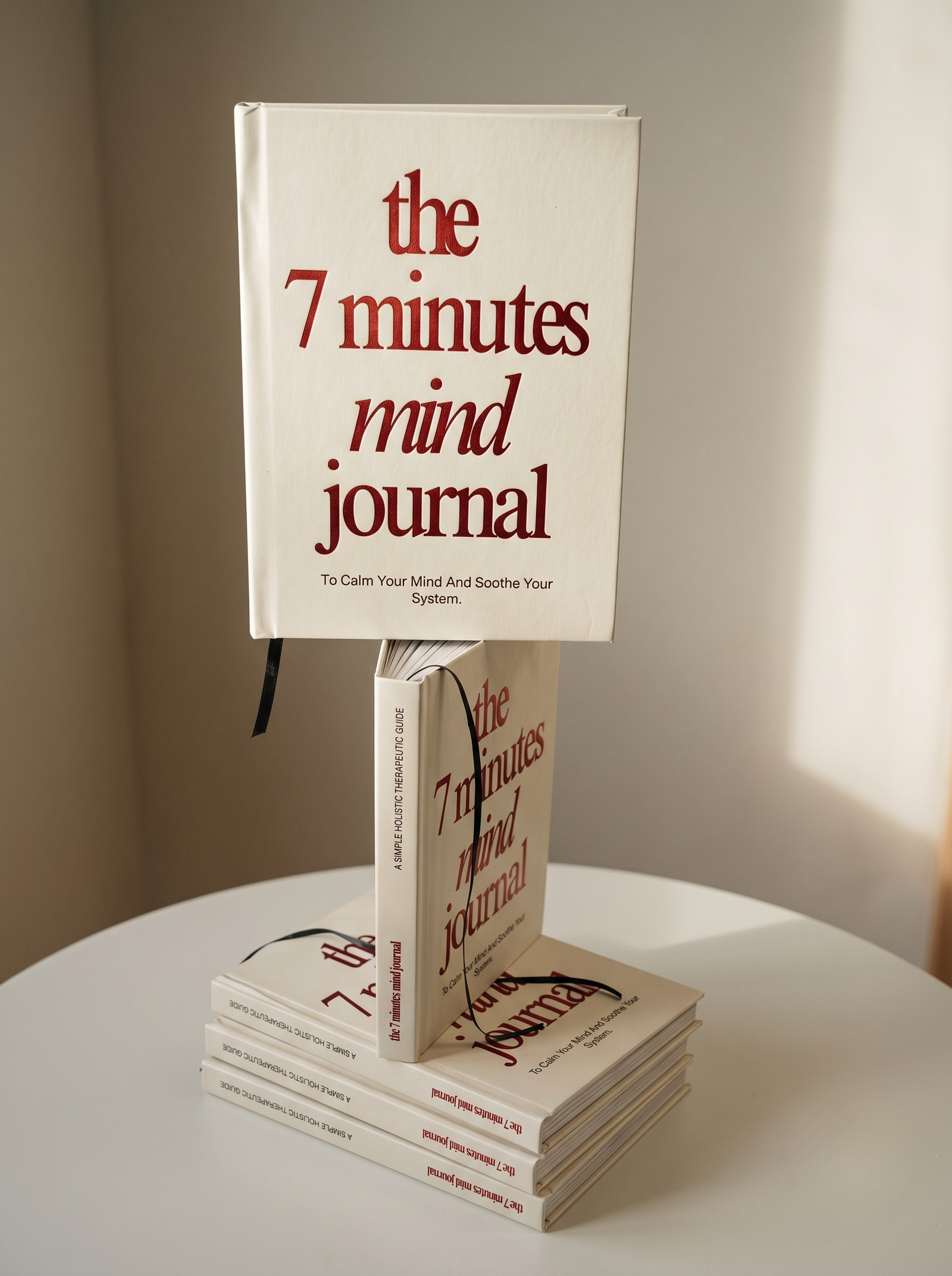 The 7-Minute Mind Journal, hardcover, by HERE MIND